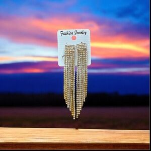 Elegant Gold Dangle Earrings